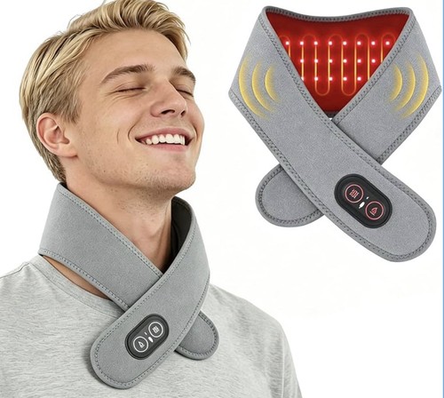 Cordless heating neck wrap red - cordless,