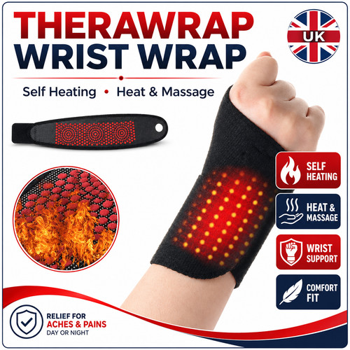 Self heating wrist - heating, support
