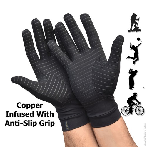 Copper compression gloves - copper,