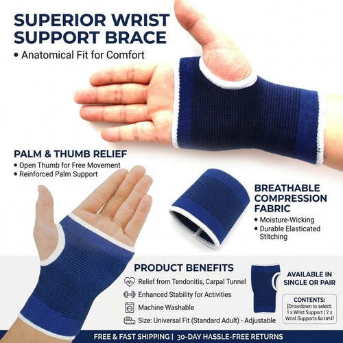 Palm wrist hand support - 2, x