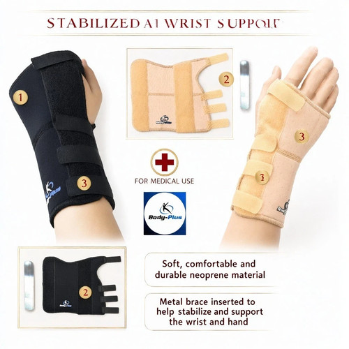 Hand wrist brace support - hand,