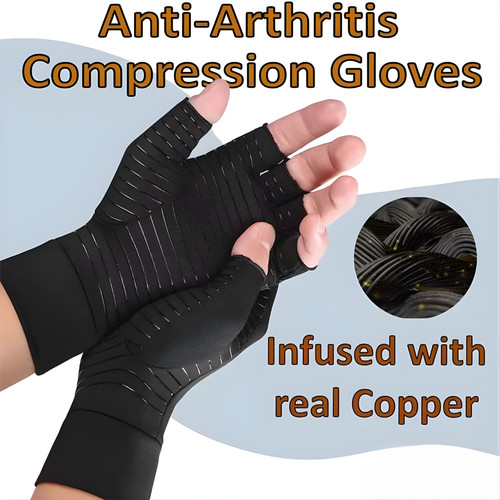Copper compression gloves anti - compression,