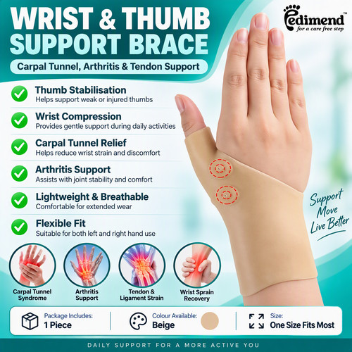 Wrist thumb support brace - thumb,