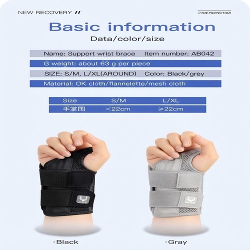 Wrist brace support splint for - wrist,
